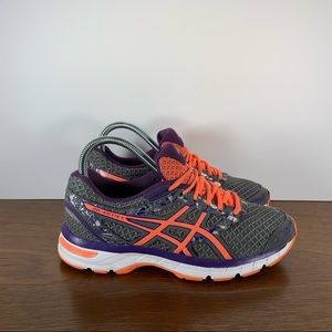 Asics - Gel-Excite 4 Athletic Shoes Gray Orange - Women’s 6.5